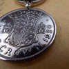 A Silver Dream 1950 Half Crown Coin Keyring
