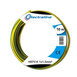 ELECtROLinE 15101 H07 V-K 1X1.5 10M, yellow/green