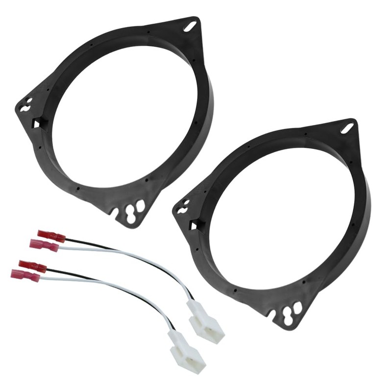 RULLINE 6.5" Speaker Adapter & Wiring Harness Kit Compatible with