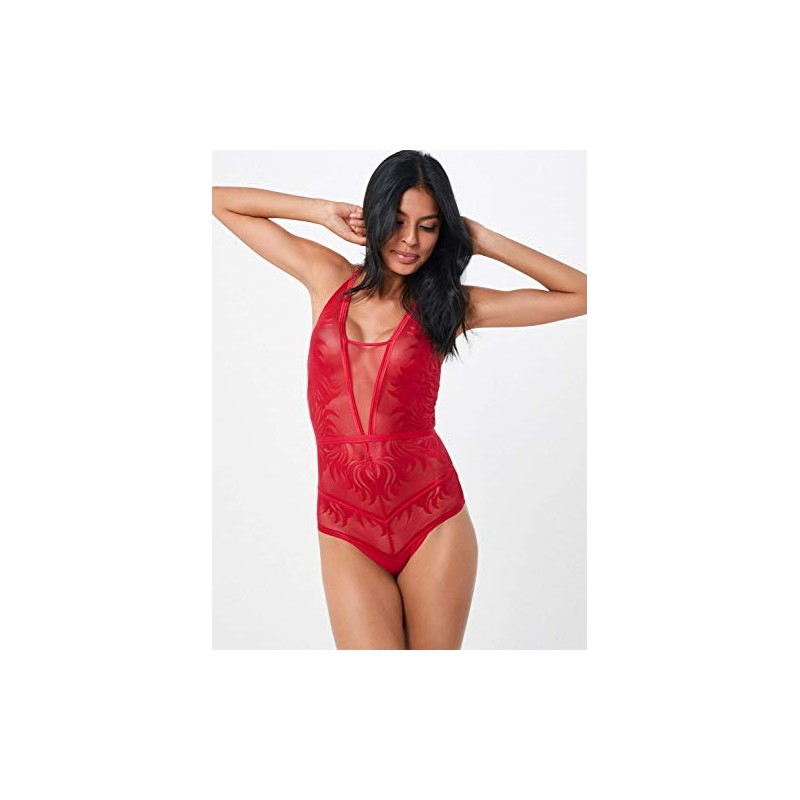 Triumph Women's Palm Spotlight Bs Ex Shaping Bodysuit, Red (Mars
