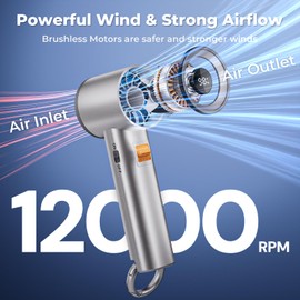 Portable Handheld Turbo Fan for Outdoor - 5000mah Mini Handheld Personal Pocket Fan for Powerful Airflow Wind - 20hrs,100 Speeds Adjustable - Digital Display,Gifts for Travel,Outdoor Activites,Camping