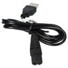 vhbw Charging Cable Compatible with Braun Series 3 SmartControl3 TriControl