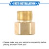VekAuto Pressure Washer Connector, M22x1.5 Male and Female Adapter Brass