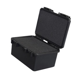 Fenteer Instrument Tools Box Hard Storage Case Protection Lightweight Hardware Organizer with Sponge Insert for Electrician Home Nuts