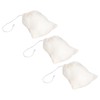 100Pcs Drawstring Cotton Bags 8cmx10cm Reusable Filter Tea Residue Environmentally