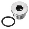 YOKIVE M24 x 1.5 Stainless Steel Pipe Plug, Internal Hex