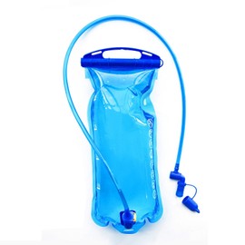 Water Bladder Folding Portable Transparent Blue Bladder Water Bag for Outdoor Mountaineering Cycling Running 3L