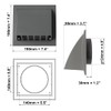 Ø 125mm / 5'' Cowled Duct Cover with Gravity Flap