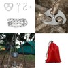 Portable Campfire Stand, Outdoor Cookware Stand, Campfire Cooking Accessories Set,