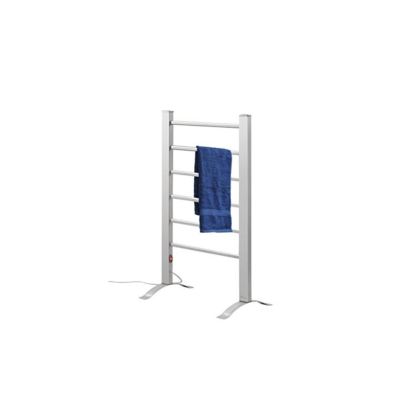 Pursonic TW300 6-Bar Freestanding or Wall Mountable Towel Warmer,Silver