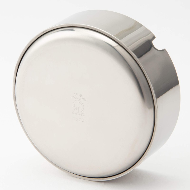 遠藤商事 Stainless Steel Zero Zero Rest Ashtray with No. 03 pzl04 