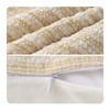 AELS 20x20 Decorative Farmhouse Throw Pillow Covers, Chenille Striped Pillow