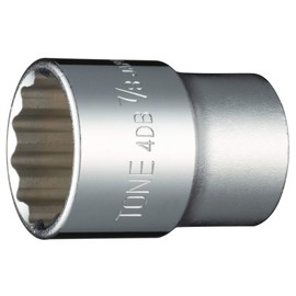 TONE Socket (12-point) 4DB-28 Drive Size 12.7mm (1/2") Hex Width 7/8 inch