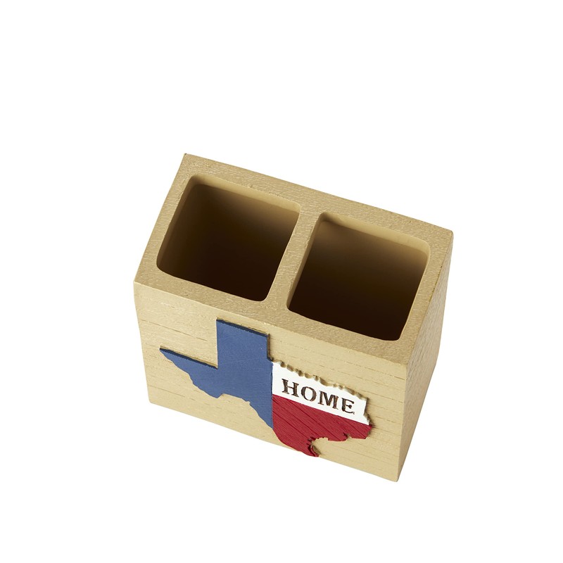 SKL Home State of Texas Toothbrush Holder, Multi