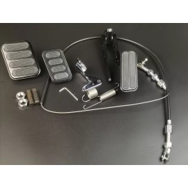 Rodspeedracing Billet Aluminum Gas Pedal+Brake & Clutch+Throttl