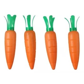 Powder Candy Carrots Dulce En Polvo Zanahorias Plástico Powder Candy Carrots 8pzs