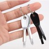 Gasea 8Pcs Keychain Screwdriver, Pocket Screw Driver Key Chain Flathead