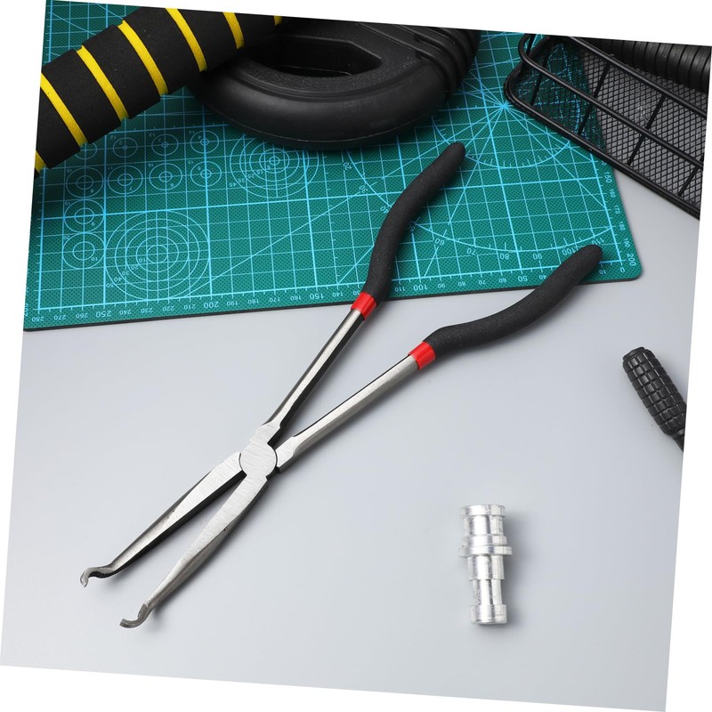 Tofficu Long Reach Electrical Disconnect Pliers Needle Nose Tool with
