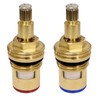 Brass Ceramic Disc Insert Gland Cartridge Replacement Tap Valves Hot