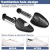 Honeydak 20 Pairs Plastic Shoe Stretcher Adjustable Shaper Stretchers Portable