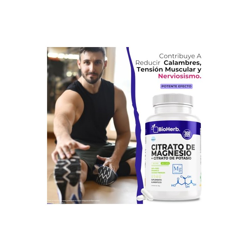 BioHerb® | Citrato de Magnesio + Citrato de Potasio –