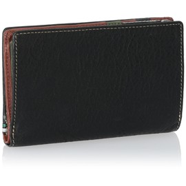United Colors of Benetton Bifold Wallet Italian Leather Wallet, Black