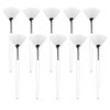 10 PCS Face Mask Brush Soft Facial Fan Brush Acid