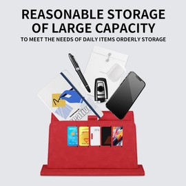 Northfish Car Seat Gap Filler, Seat Gap Organizer with Document Storage, Car Seat Accessories, Car Organizer Suitable for Document、Voucher、Card、Pencil-Grey