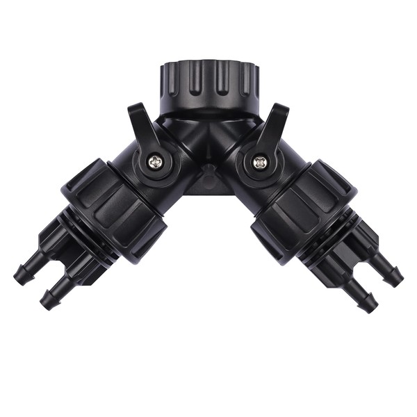 Yulaiyoen 1/4 Inch Drip Irrigation Tubing to Faucet Adapter Connector,