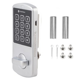 Electronic Keyless Password Codes Lock Files Cabinet Door Locks Kit for Home Office UseVertical Type with Heaven and Earth Bolt