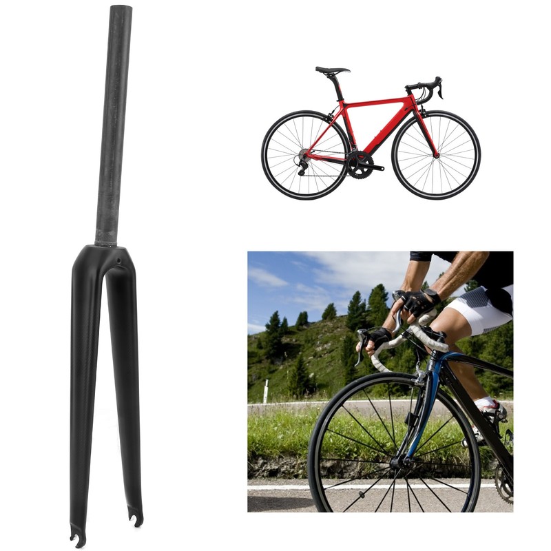 Lengthened 700C Carbon Fiber Road Bicycle Front Fork C Brake
