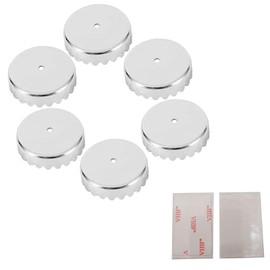 Magnet Air Dry Soap Holder caps, Magnetic Wood Material Soap Saver Tapes for Soapholder & Soap Dish, No More Soggy Soaps - Replacement Capsules for Magnetic Soap Holder (6pcs caps,2pcs Tapes)