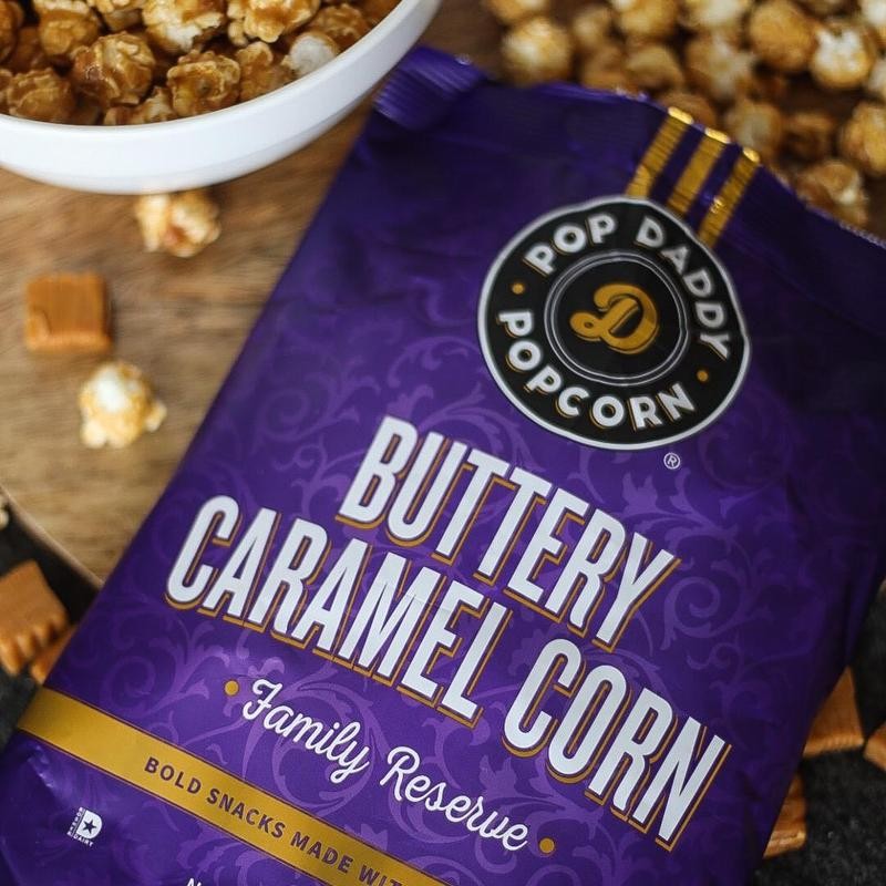 Pop Daddy Buttery Caramel Corn 5 PACK | Clean Label,