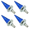 Arenbel Spike Motorcycle License Plate Bolts Car Frame Screw Nuts