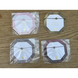 Gorjana Power Gemstone Two Tone One Size Bracelet Labradorite, Pyrite, Rose