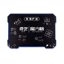 CuberSpeed QY Toys - Alfombrilla de cubeta para cubeta de velocidad, color negro