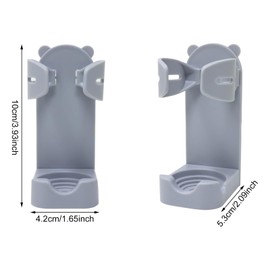 yueton 4PCS Electric Shaver Holder Electric Toothbrush Holder Toothbrush Storage Rack Hu Dao Storage Rack for Bathroom Space Saving Storage Accessories