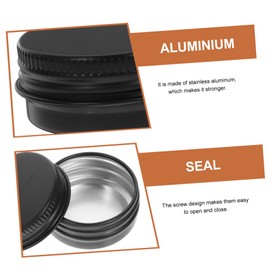 FOMIYES 2sets Box 15ml Mini Jars Small Aluminium Box for Travel Leakproof Lid Cosmetics Container 10pcs*2