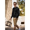 JMIERR Men's Crewneck Sweatshirt Casual Long Sleeves Sweatshirts Cotton Pullover