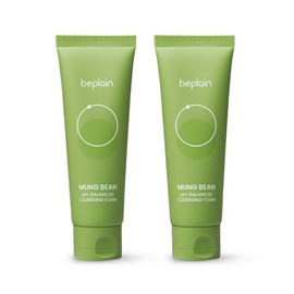Beplain 비플레인 녹두 약산성 클렌징폼 80ml x 2개 Beplain Mung Bean Mild Acid Cleansing Foam 80ml x 2 packs