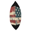 Peek-a-boo Vintage US Flag Design, Distressed American Flag Throw Pillow