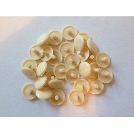 Hinge and Bracket Supplies Screw Hole Cover Cap Pack 50 Beige Confirmat Screw Cover 13Mm Dia X 3Mm Pin