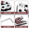YESWELDER Adjustable Angle Welding Magnet 20-200° Magnetic Welding Holder of