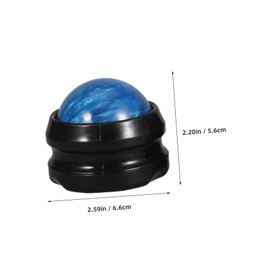 ORFOFE Full Body Massage Roller Balls 2pcs Soft Resin Massagers Neck Back Massager Manual Tool for Athletes Home