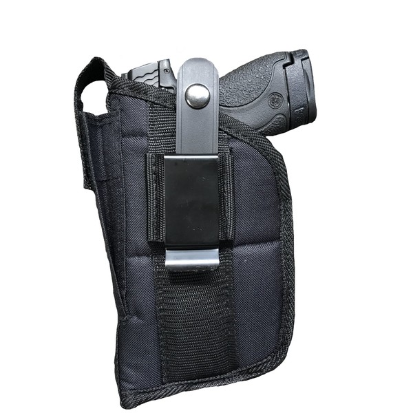 Nylon Belt or Clip on Gun Holster Fits Springfield 1911-1A, XD-9, XD-40, XD-45, XD-357, XD-S9 with Laser