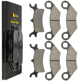 Caltric Brake Pads for Polaris Magnum 325 2X4 Hds 2002 Front Rear Brakes