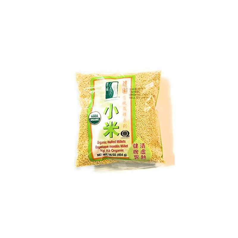 Chimes Garden Organic Hulled Millets 16 Oz(2 Pack)