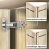 AOLISHENG 175 Degree Inset Cabinet Hinges Soft Close, 35mm Kitchen