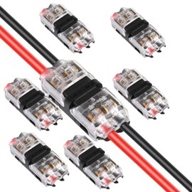 6PCS Quick Splice Wire connectors for 18 to 22 AWG, Easy Fit Solder wire tap connector for Vehicles, LED, Audio, DIY Cable connectors Projects