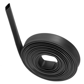 TA-VIGOR 10mm Heat Shrink Tubing, 7M Length Heat Shrink Sleeving, 2:1 Ratio Heat Shrink Tube for Electrical Insulation, Repairs, Wrap Cable, Wire Connectors, Black